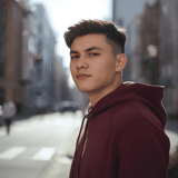 HOODIE | MEN | BURGUNDY - Teestra