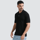 JOHNNY POLO | MEN | BLACK - Teestra