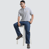 PLUS SIZE POLO | MEN | ASH - Teestra