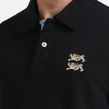 PLUS SIZE POLO | MEN | BLACK - Teestra