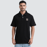 PLUS SIZE POLO | MEN | BLACK - Teestra