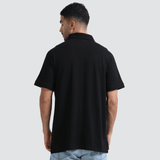 PLUS SIZE POLO | MEN | BLACK - Teestra