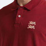 PLUS SIZE POLO | MEN | REDWINE - Teestra