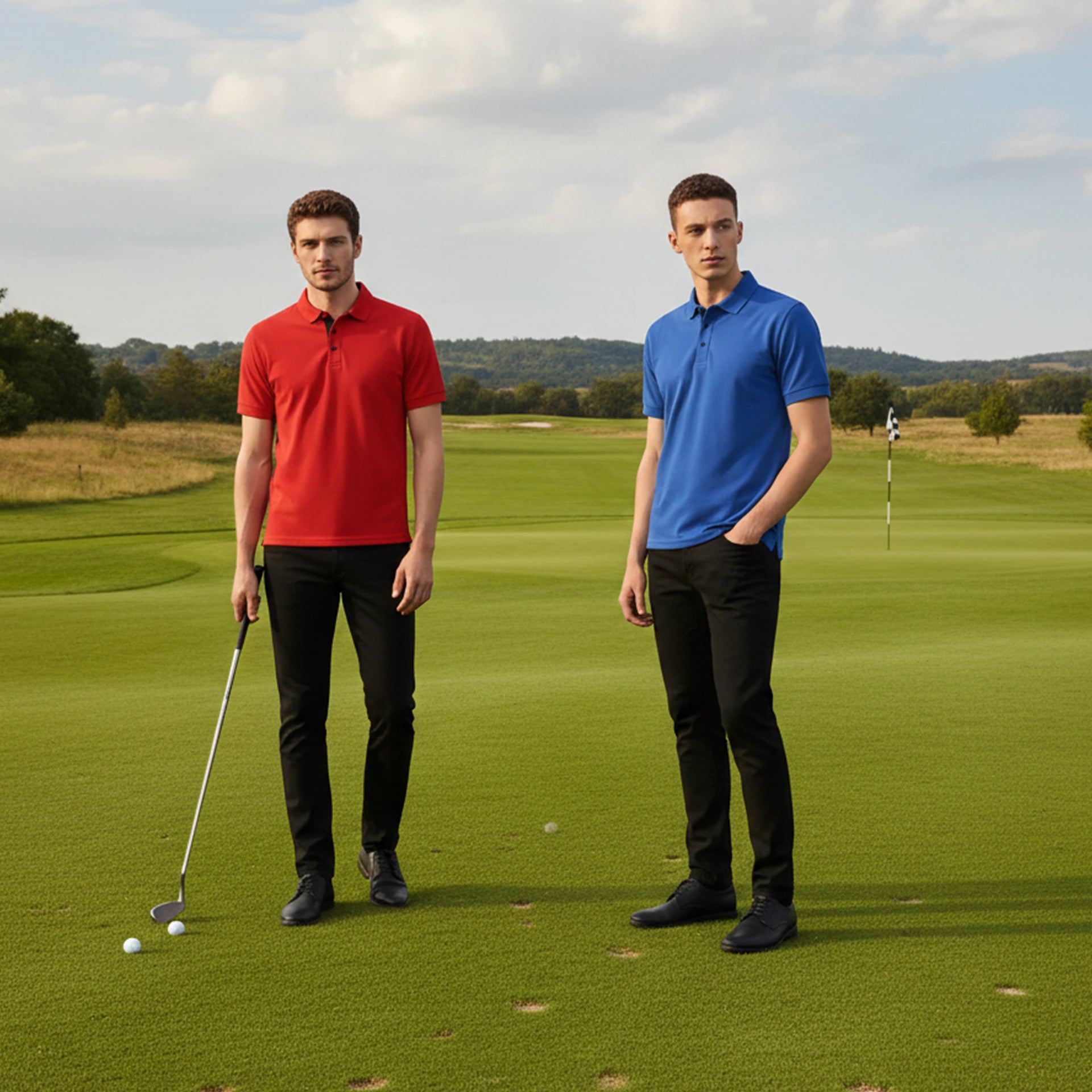 Pick Any 2: Golfer Polo T-Shirt Combo