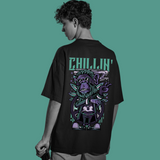 OVERSIZED | MEN | BLACK | CHILLIN'