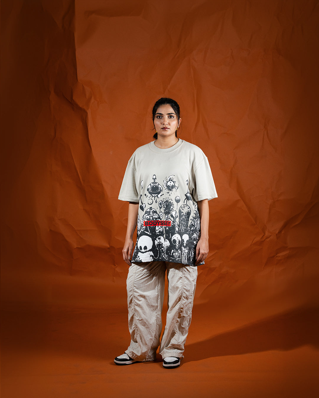 ALIEN INVASION OVERSIZED T-SHIRT