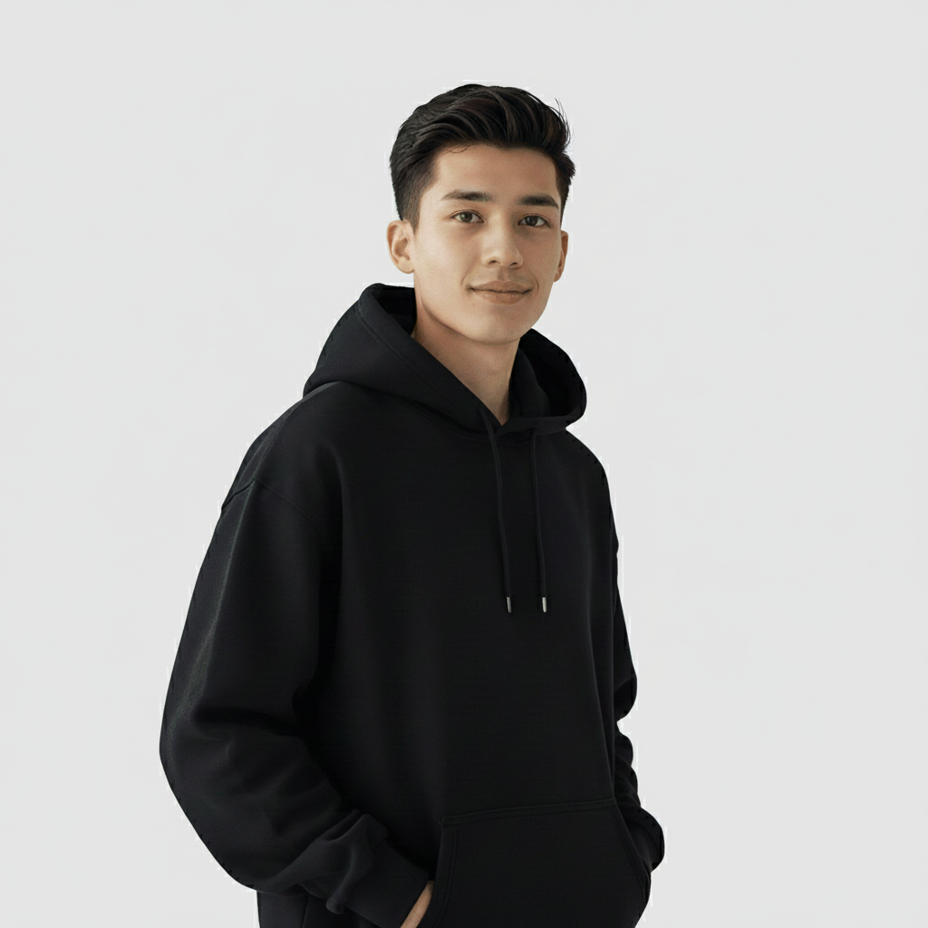 Hoodie | Men | Black