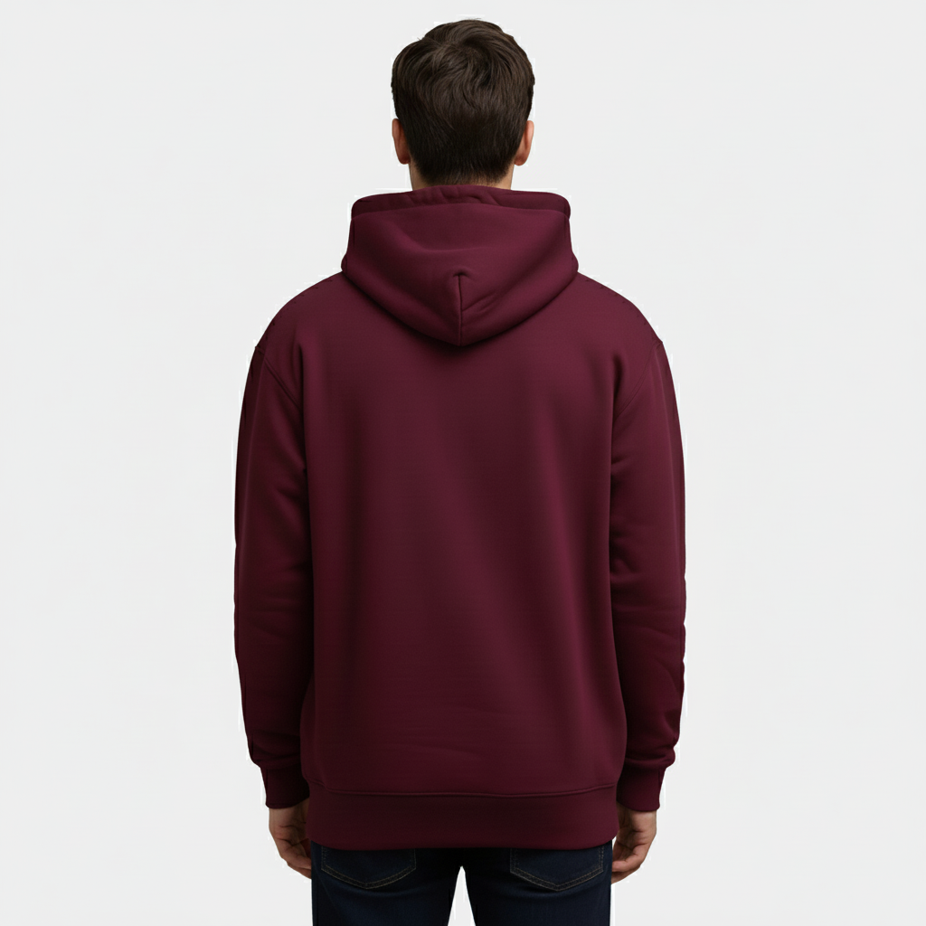 Hoodie | Men | Burgundy