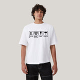 ROUND NECK | WHITE | INSTRUCTIONS