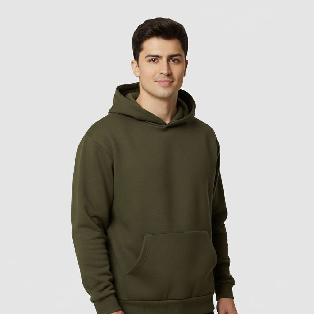 Hoodie | Men | Olive