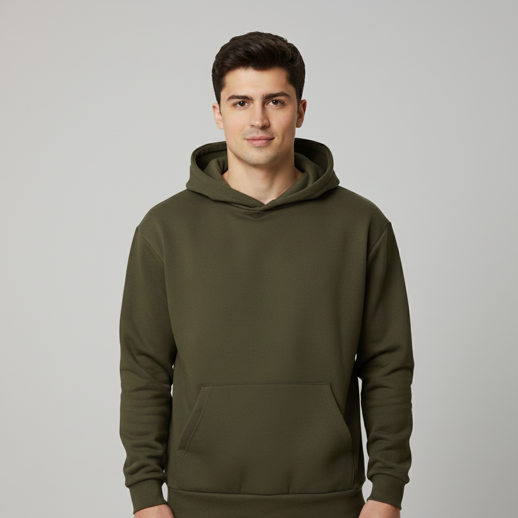 Hoodie | Men | Olive