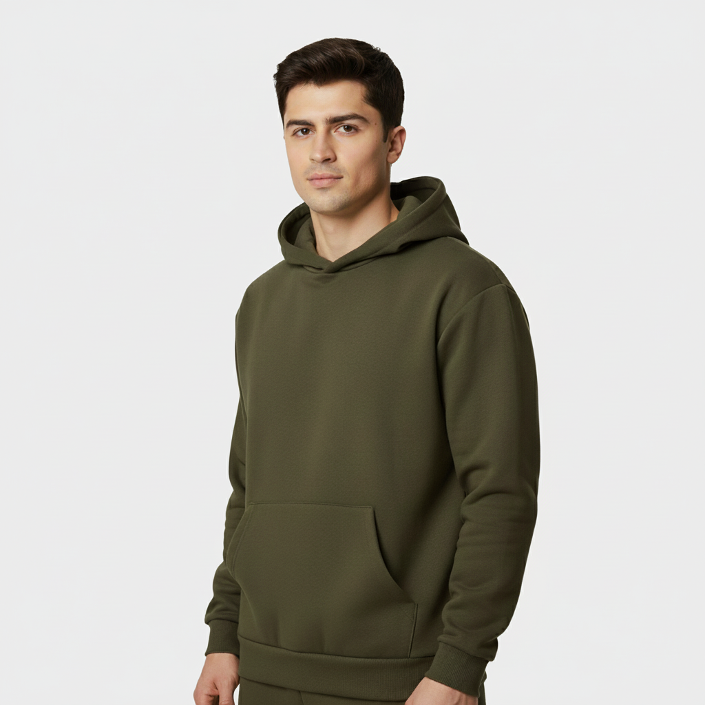 Hoodie | Men | Olive