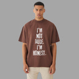 ROUND NECK | BROWN | RUDE