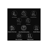 CuEase Copper Coated Natural Pain Relief Socks - No Show |Angle |Regular