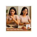 HoldEase Copper Coated Natural Pain Relief Wrist Band