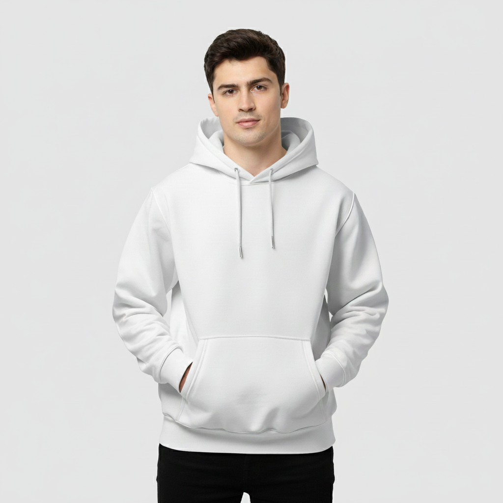 Hoodie | Men | White