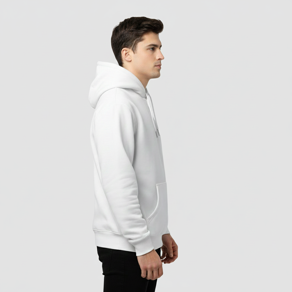 Hoodie | Men | White