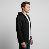 Zippered Hoodie | Black