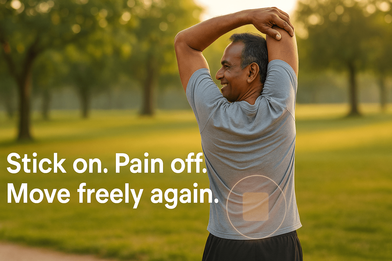 Blaze Copper Pain Relief Patch | Natural Muscle & Joint Recovery - Teestra