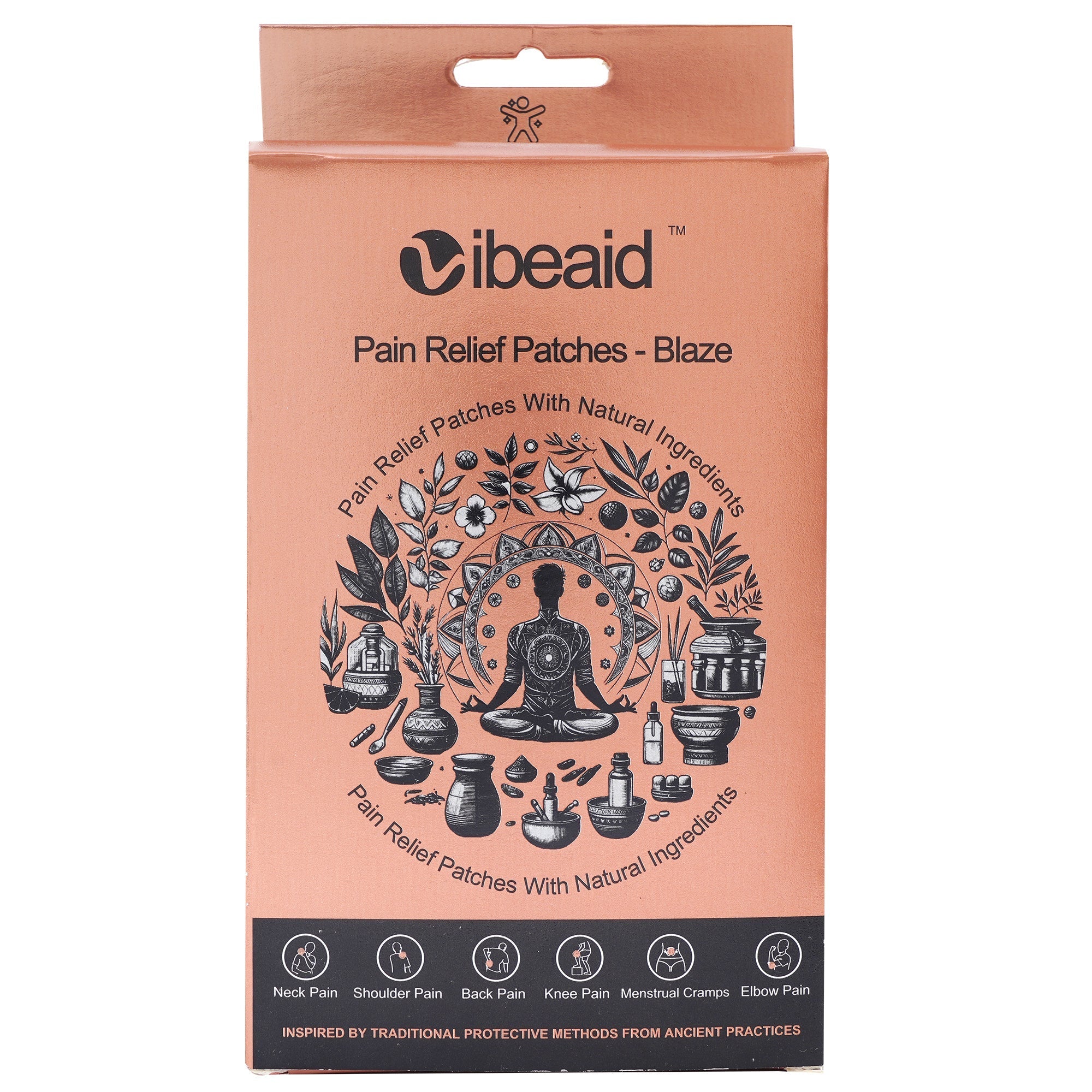 Blaze Copper Pain Relief Patch | Natural Muscle & Joint Recovery - Teestra