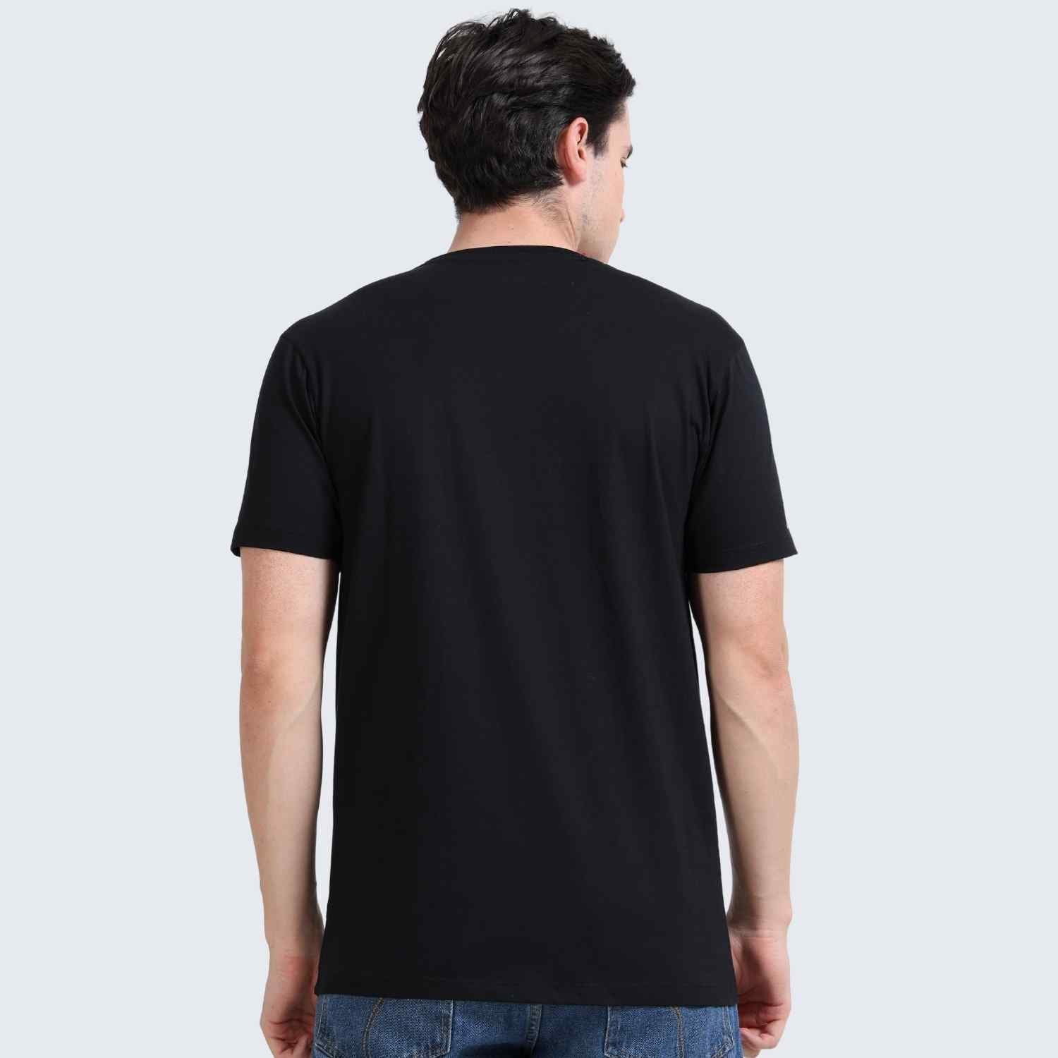 Crew Neck | Mens | Black - Teestra