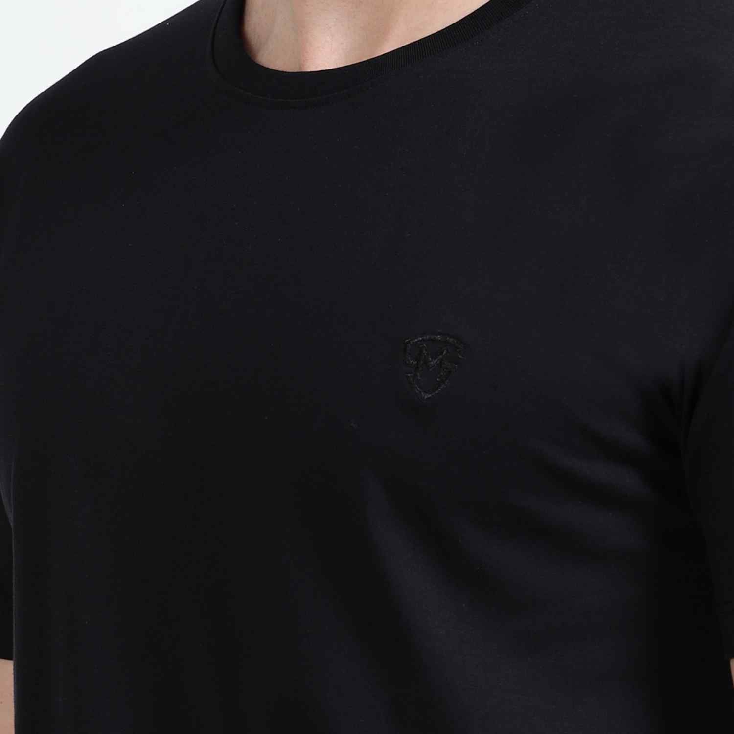 Crew Neck | Mens | Black - Teestra