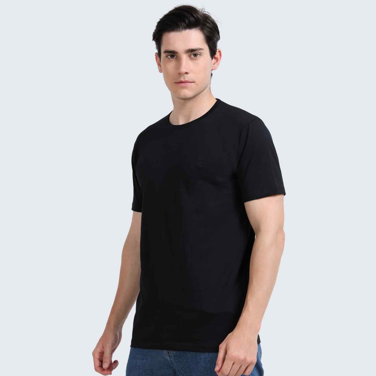 Crew Neck | Mens | Black - Teestra