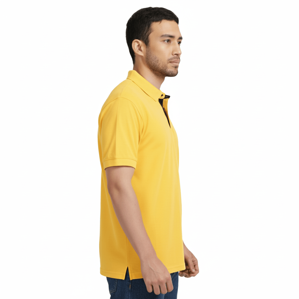 Golfer | Mens Polo | Banana Yellow - Teestra