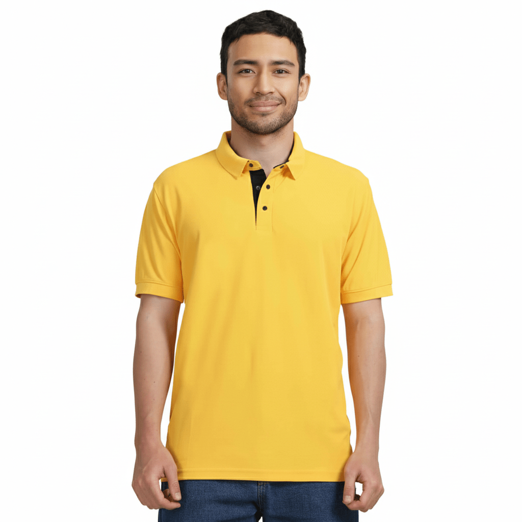 Golfer | Mens Polo | Banana Yellow - Teestra