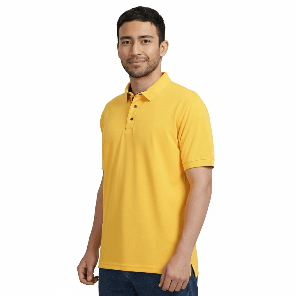 Golfer | Mens Polo | Banana Yellow - Teestra