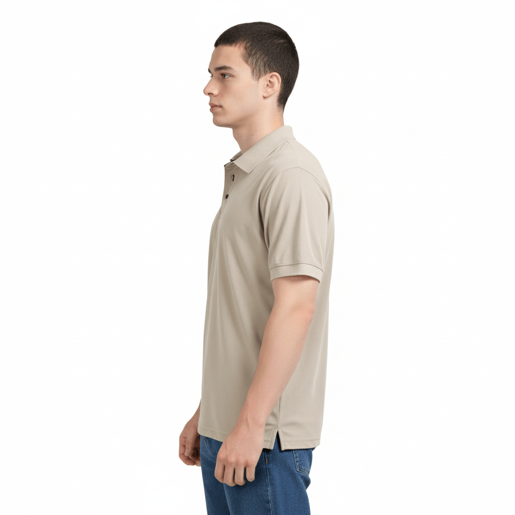 Golfer | Mens Polo | Beige - Teestra