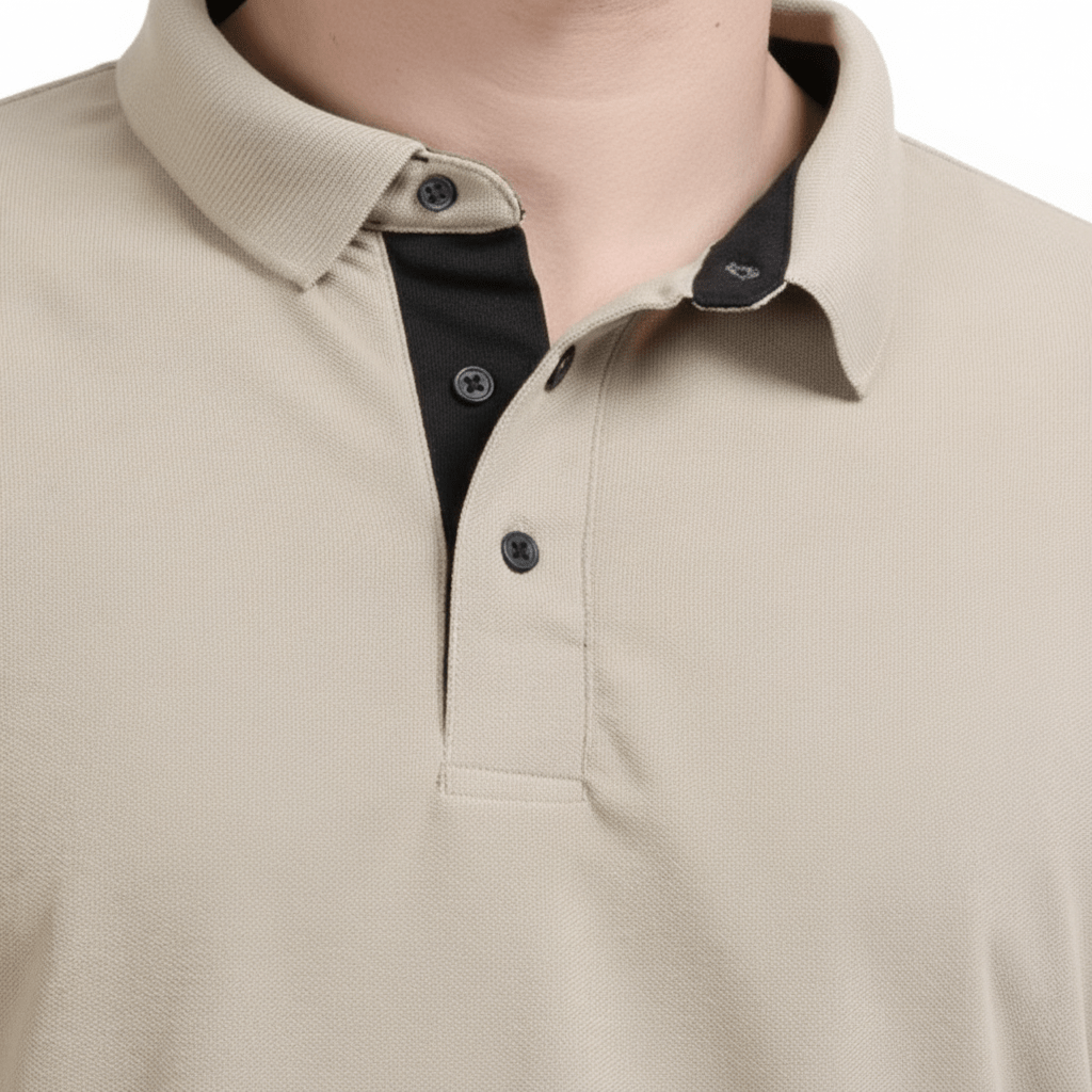 Golfer | Mens Polo | Beige - Teestra
