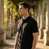Golfer | Mens Polo | Black - Teestra