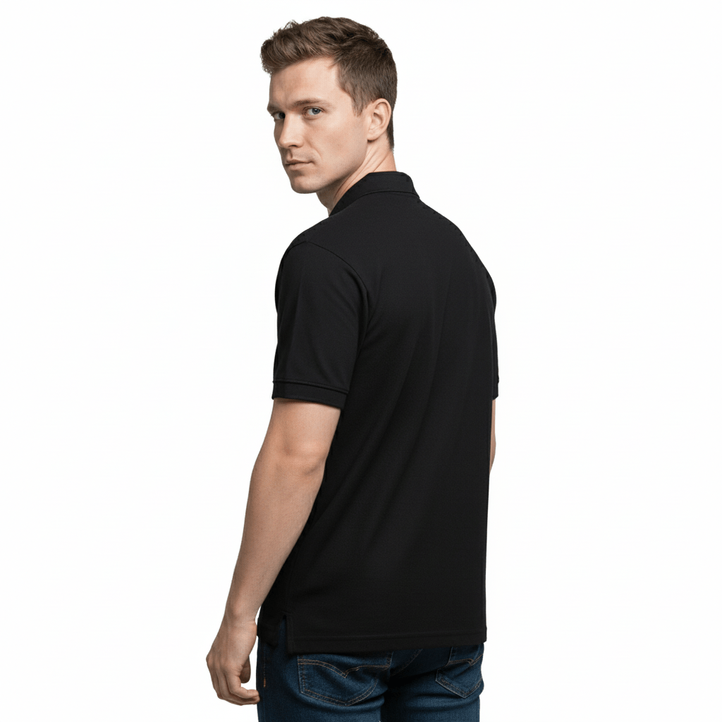 Golfer | Mens Polo | Black - Teestra