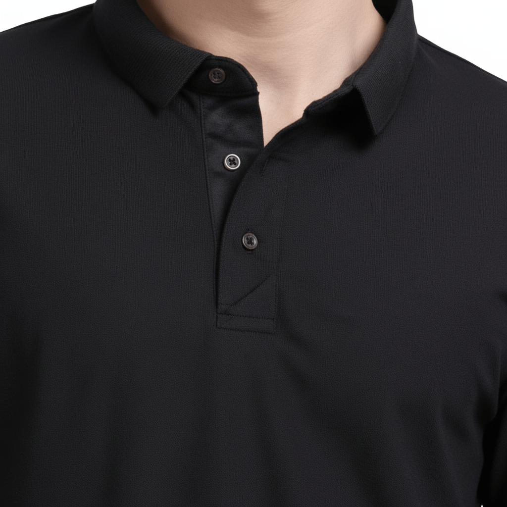 Golfer | Mens Polo | Black - Teestra