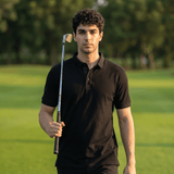 Golfer | Mens Polo | Black - Teestra