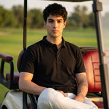 Golfer | Mens Polo | Black - Teestra