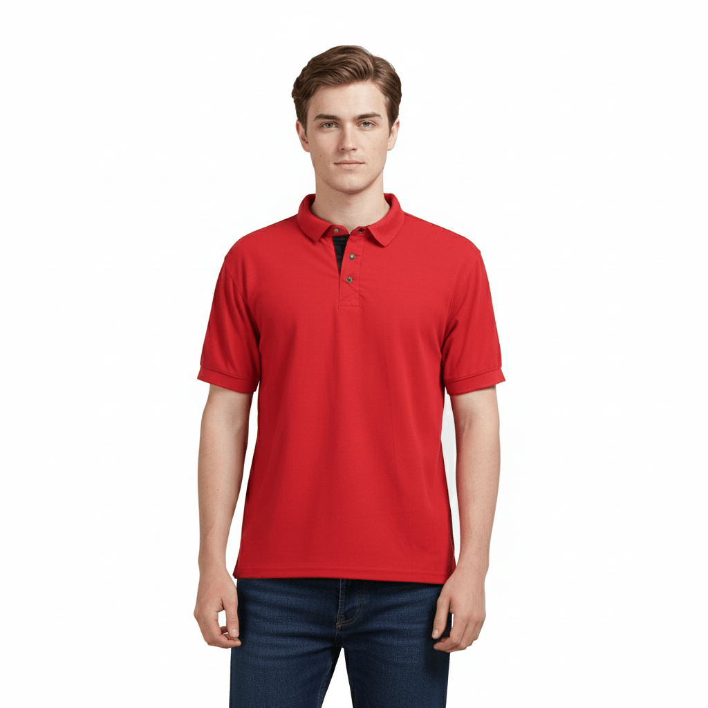 Golfer | Mens Polo | Blaze Red - Teestra