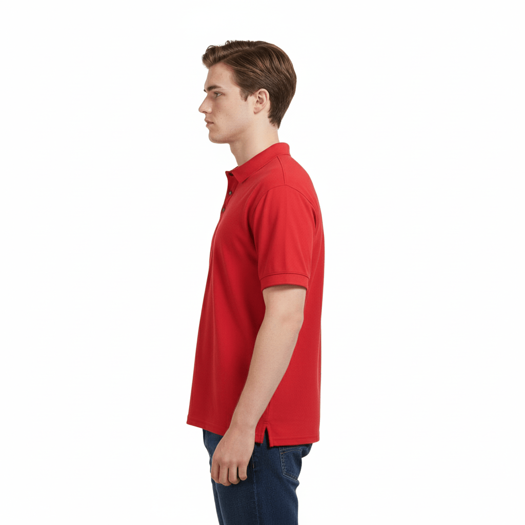 Golfer | Mens Polo | Blaze Red - Teestra