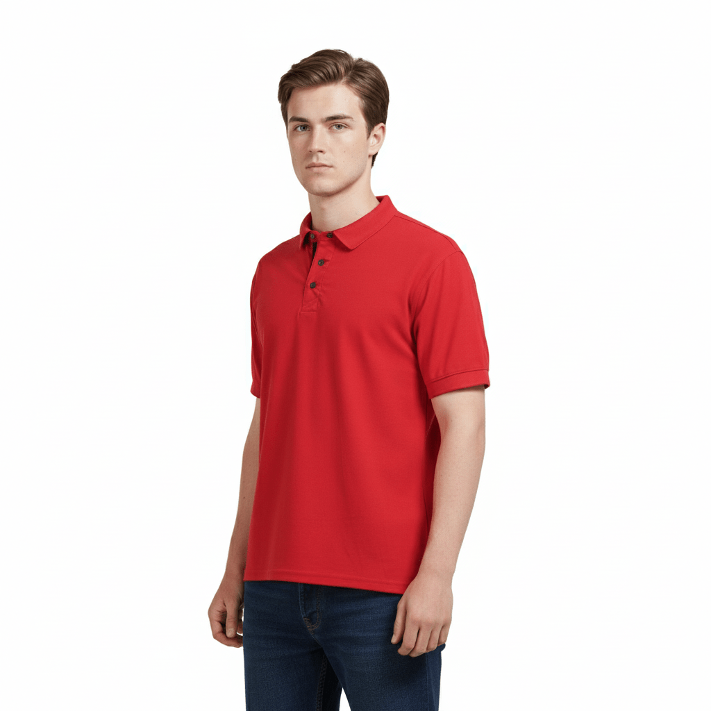 Golfer | Mens Polo | Blaze Red - Teestra