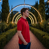 Golfer | Mens Polo | Blaze Red - Teestra