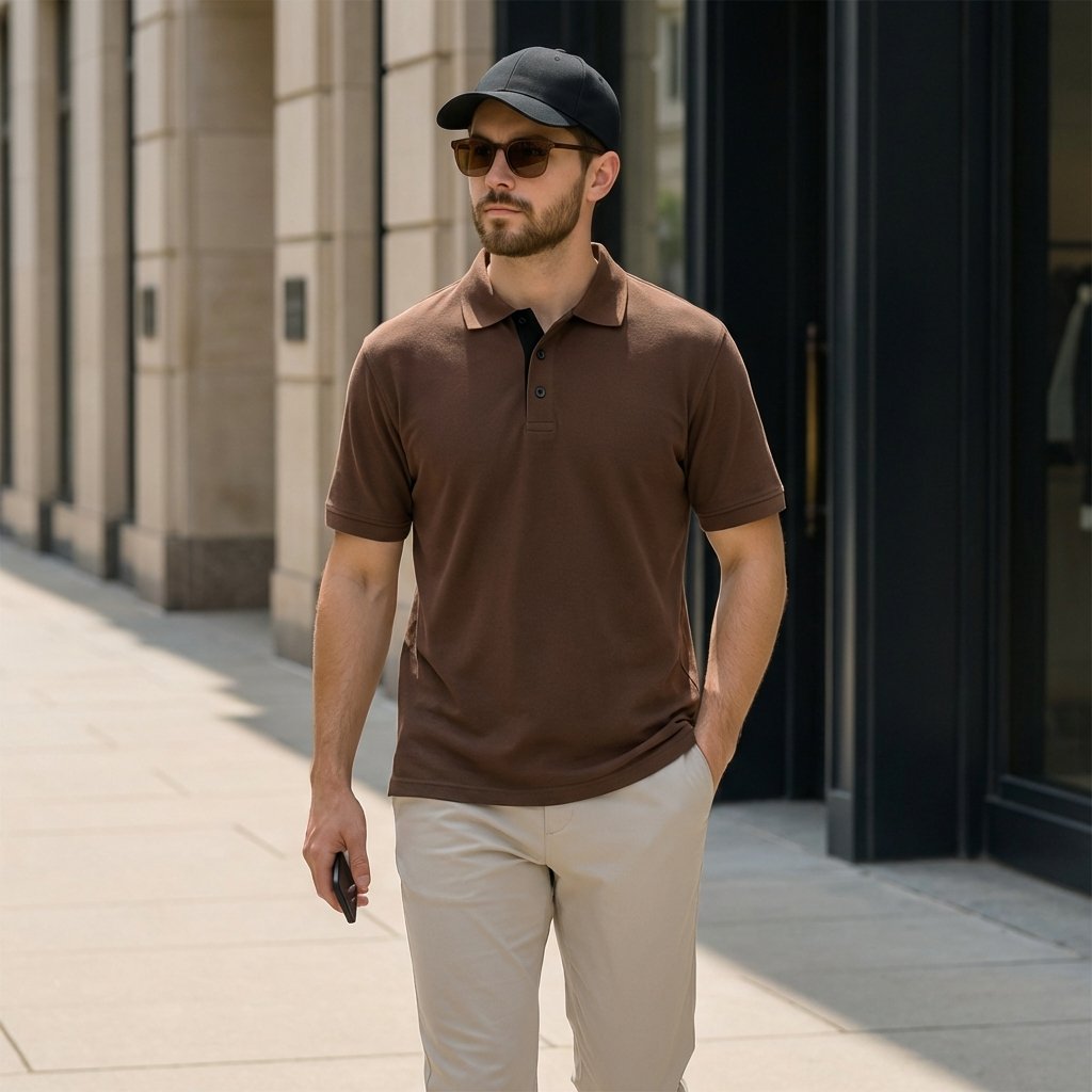 Golfer | Mens Polo | Coffee - Teestra