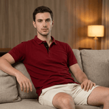 Golfer | Mens Polo | French Wine - Teestra