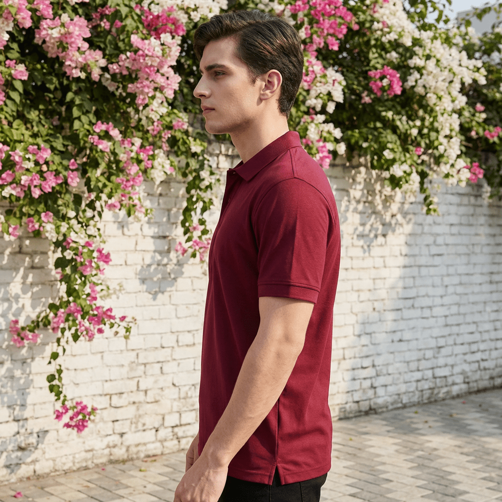 Golfer | Mens Polo | French Wine - Teestra