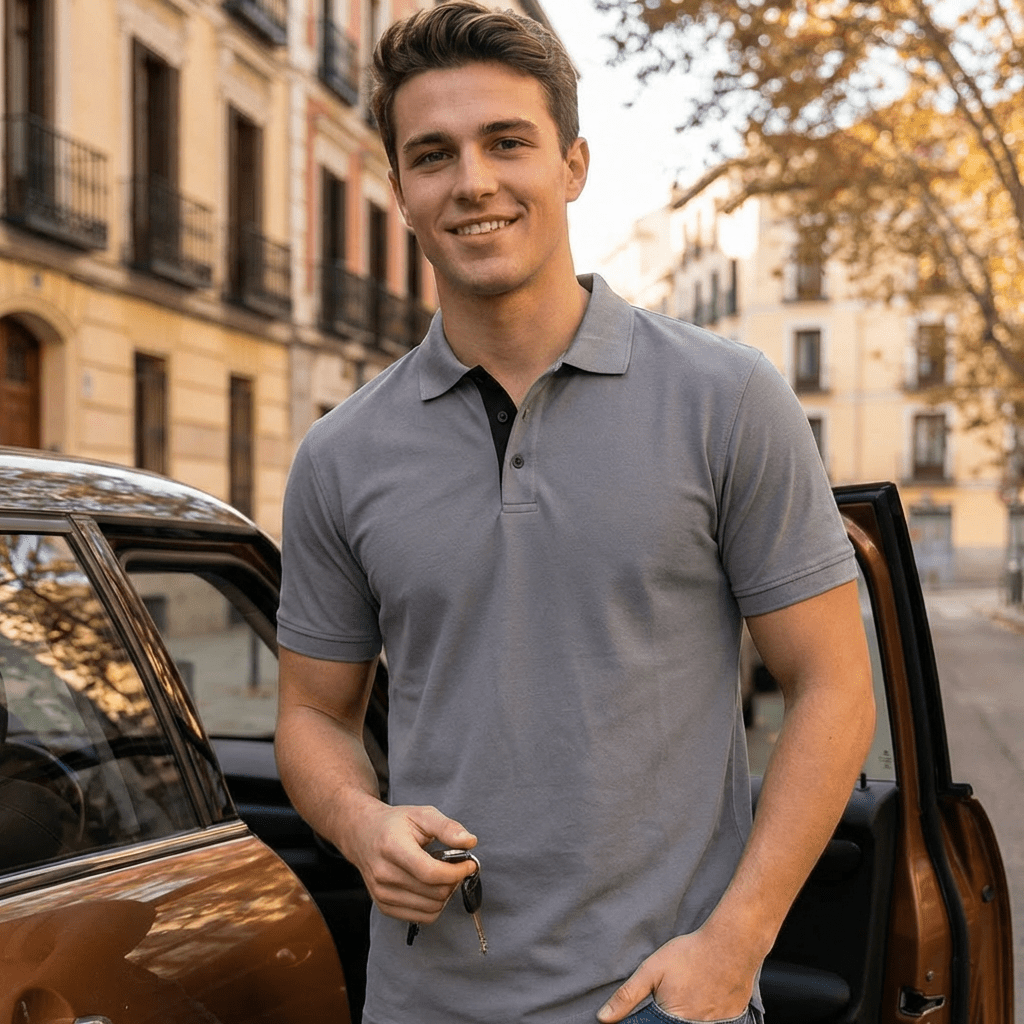 Golfer | Mens Polo | Grey - Teestra