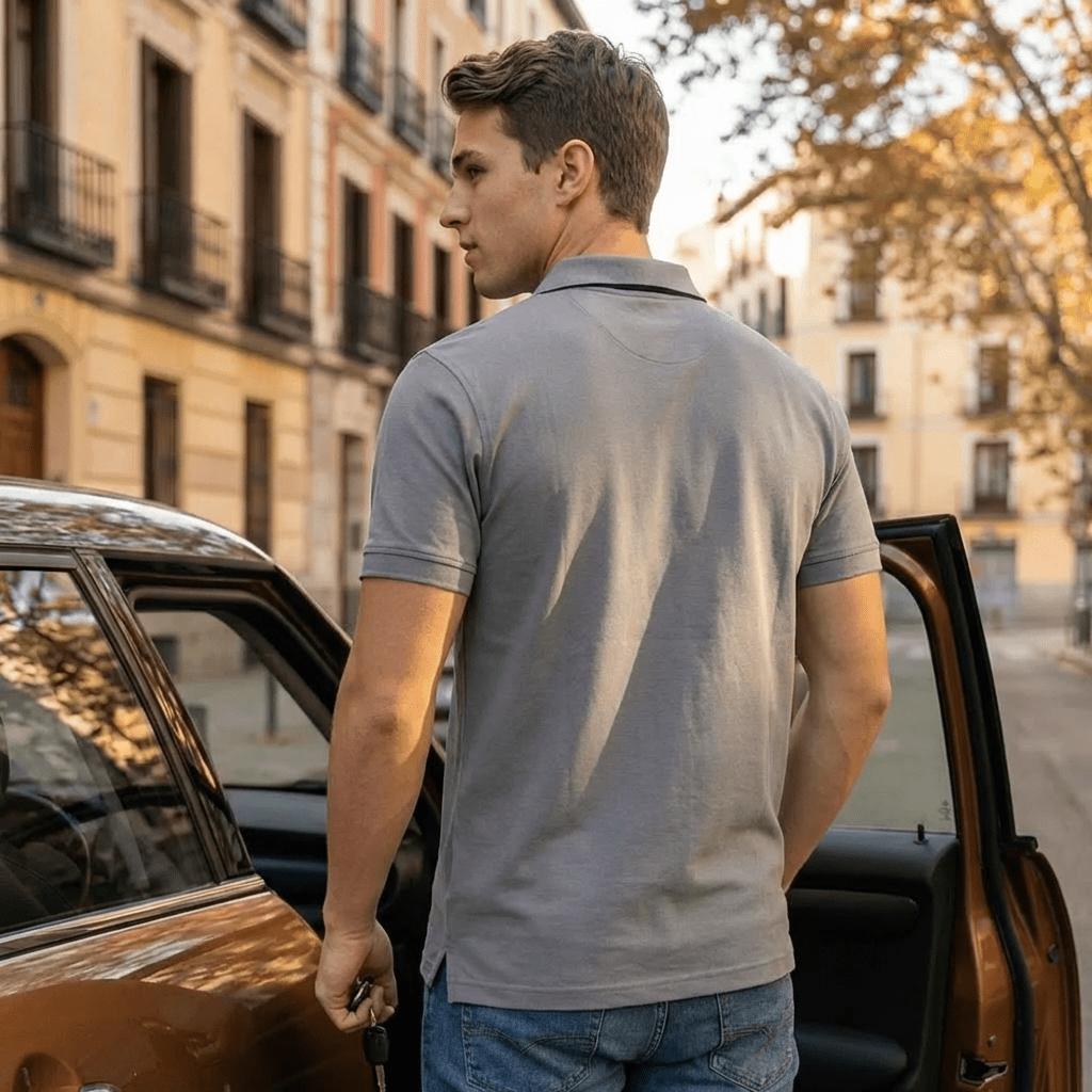 Golfer | Mens Polo | Grey - Teestra