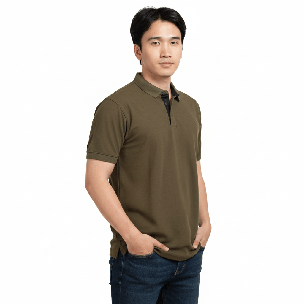 Golfer | Mens Polo | Olive - Teestra