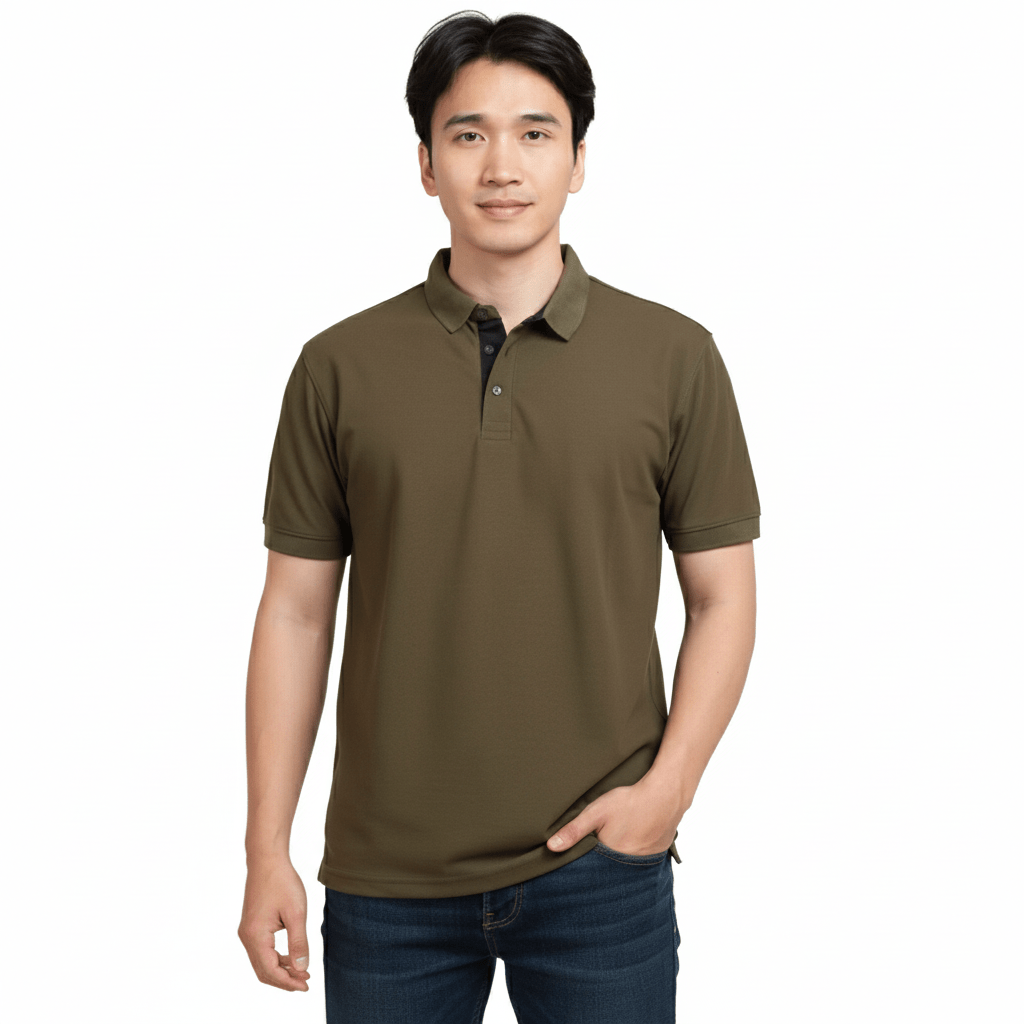 Golfer | Mens Polo | Olive - Teestra