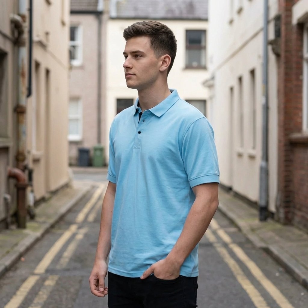 Golfer | Mens Polo | Skyblue - Teestra