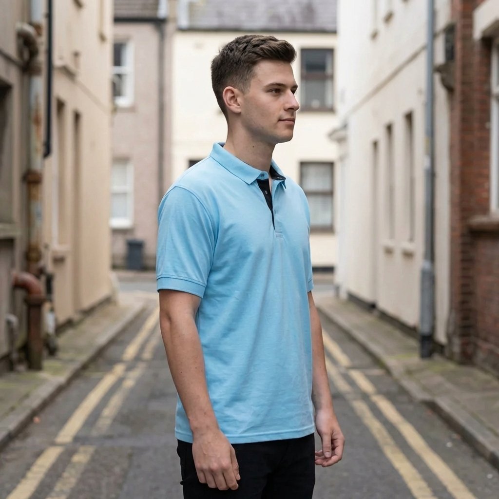 Golfer | Mens Polo | Skyblue - Teestra